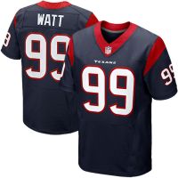 Houston Texans Nike Elite Style Blue Jersey 99 JJ Watt
