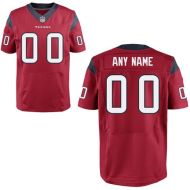 Houston Texans Nike Elite Style Alternate Red Jersey (Pick A Name)