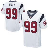 Houston Texans Nike Elite Style White Jersey 99 JJ Watt