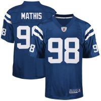 Indianapolis Colts NFL Royal Blue Football Jersey #98 Robert Mathis