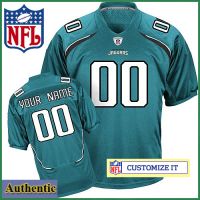 Jacksonville Jaguars RBK Style  Authentic Home Green Jersey (Pick A Player)