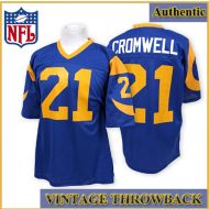 Los Angeles Rams Authentic Style Throwback Blue Jersey #21 Nolan Cromwell