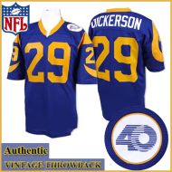 Los Angeles Rams Authentic Style Throwback Blue Jersey #29 Eric Dickerson
