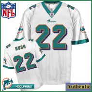 Miami Dolphins NFL Authentic White Football Jersey #22 Reggie Bush