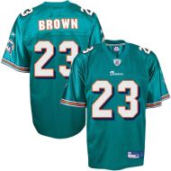 Miami Dolphins NFL Aqua Football Jersey #23 Ronnie Brown