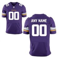 Minnesota Vikings Nike Elite Style T14 Purple Jersey (Pick A Name)