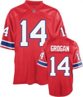 New England Patriots NFL Throwback Football Jersey #14 Steve Grogan