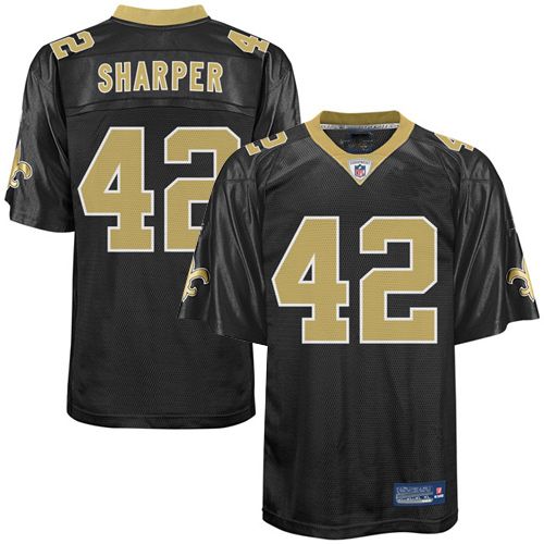 New Orleans Saints NFL Black Football Jersey #42 Darren Sharper