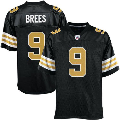 New Orleans Saints NFL Black Alt Football Jersey #9 Drew Brees