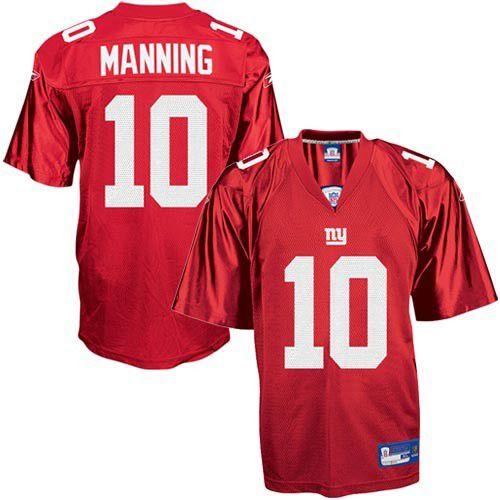 New York Giants NFL Red Alt Football Jersey #10 Eli Manning
