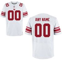 New York Giants Nike Elite Style Away White Jersey (Pick A Name)