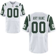 New York Jets Nike Elite Style Away White Jersey (Pick A Name)