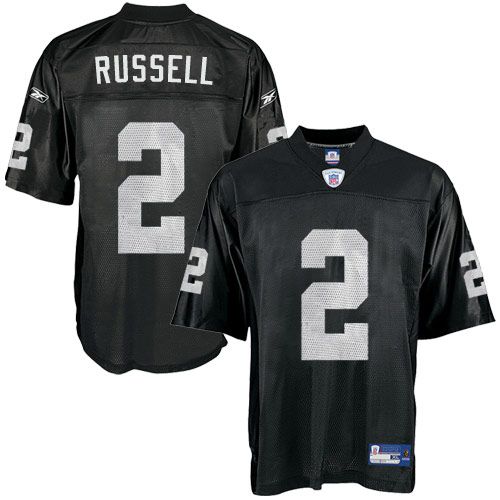 Oakland Raiders NFL Black Football Jersey #2 JaMarcus Russell