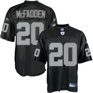 Oakland Raiders NFL Black Football Jersey  #20 Darren McFadden