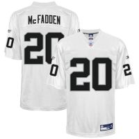 Oakland Raiders NFL White Football Jersey #20 Darren McFadden