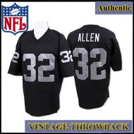LA Raiders Authentic Style Throwback Black Jersey #32 Marcus Allen