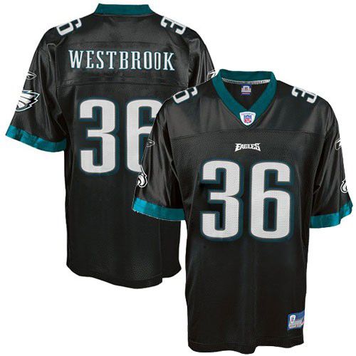 Philadelphia Eagles NFL Black Alt Football Jersey #36 Brian Westbrook