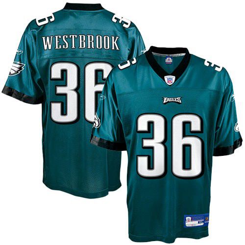 Philadelphia Eagles NFL Green Football Jersey #36 Brian Westbrook