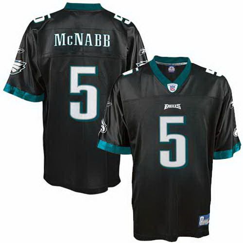Philadelphia Eagles NFL Black Alt Football Jersey #5 Donovan McNabb