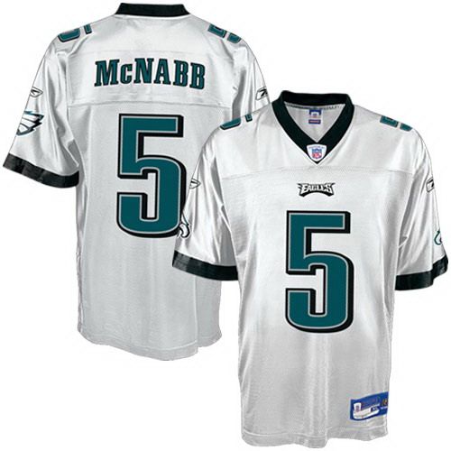 Philadelphia Eagles NFL White Football Jersey #5 Donovan McNabb