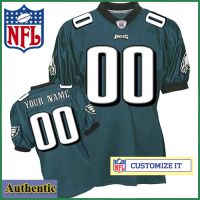 Philadelphia Eagles RBK Style Authentic Home Green Jersey (Pick A Player)