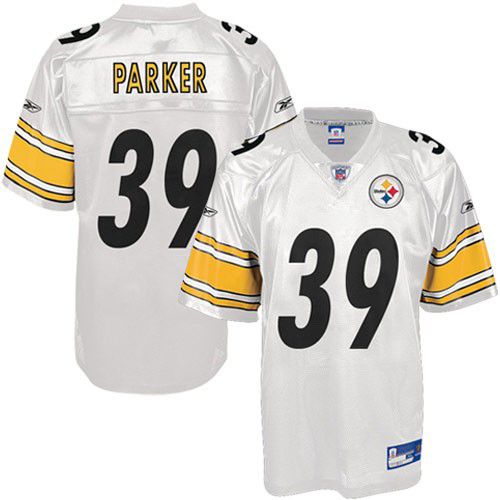 Pittsburgh Steelers NFL White Football Jersey #39 Willie Parker
