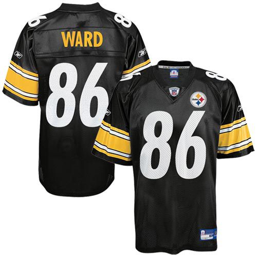 Pittsburgh Steelers NFL Black Football Jersey #86 Hines Ward