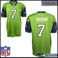 Seattle Seahawks NFL Authentic Alt Green Football Jersey #7 Tarvaris Jackson