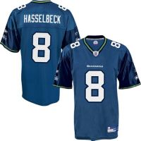 Seattle Seahawks NFL Pacific Blue Football Jersey #8 Matt Hasselbeck
