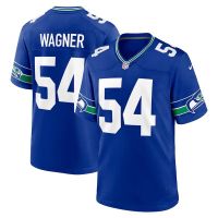 Seattle Seahawks Nike Elite Style Throwback Blue Game Jersey 