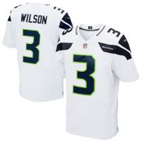 Seattle Seahawks White Nike Elite Style Away White Jersey (Pick A Name)