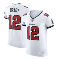 Tampa Bay Buccaneers Brady Era 12 Nike Elite Style Away White Jersey