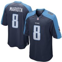 Tennessee Titans NFL Authentic Alt Blue Football Jersey #8 Matt Hasselbeck