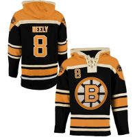 Boston Bruins Cam Neely  #8 Black Lace Heavyweight Hoodie Hockey Jersey
