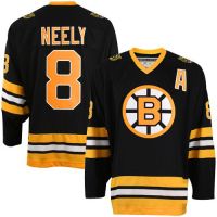 Boston Bruins Authentic Style Black Classic Game Jersey #8 Cam Neely