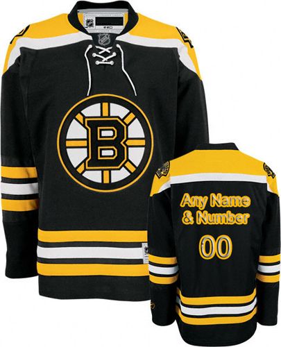 Boston Bruins NHL Premium Black Hockey Jersey (Select a Player)