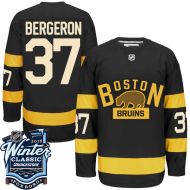 Boston Bruins 2016 Winter Classic Mens Black Jersey  37 Patrice Bergeron 