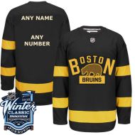 Boston Bruins 2016 Winter Classic Mens Black Jersey Custom or Blank 