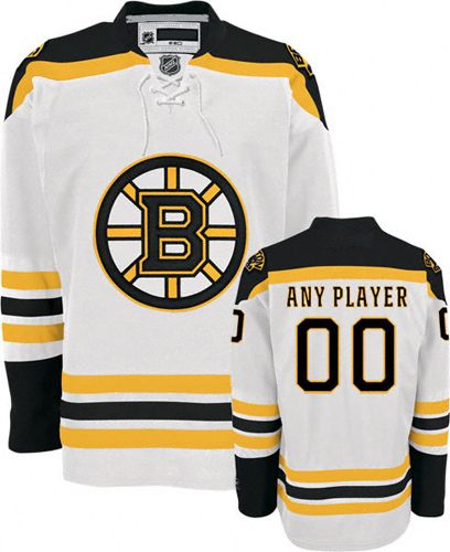Boston Bruins NHL Premium White Hockey Jersey (Select a Player)