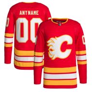 Calgary Flames NHL Premium Red T21 Hockey Game Jersey
