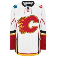 Calgary Flames NHL Premium White Hockey Game Jersey