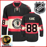 Chicago Blackhawks Authentic Style Black Third Jersey #88 Patrick Kane
