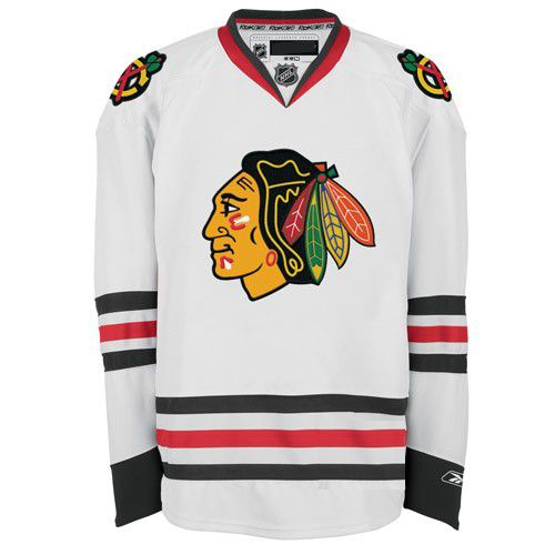 Chicago Blackhawks NHL Premium White Hockey Game Jersey
