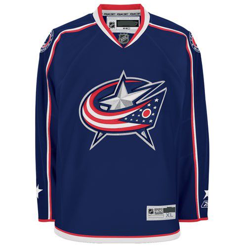 Columbus Blue Jackets NHL Premium Navy Blue Hockey Game Jersey