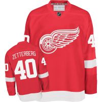Detroit Red Wings Authentic Style Red Home Jersey #40 Henrik Zetterberg