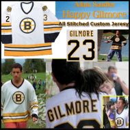 Adam Sandler Boston Bruins Happy Gilmore White Hockey Jersey