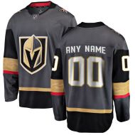  Vegas Golden Knights Gray Home Authentic Style Custom Jersey