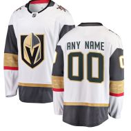  Vegas Golden Knights White Away  Authentic Style Custom Jersey