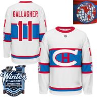 Montreal Canadiens  2016 Winter Classic Mens White Jersey 11 Brendan Gallagher 