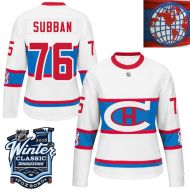 Montreal Canadiens  2016 Winter Classic Ladies White Jersey 76 PK Subban 